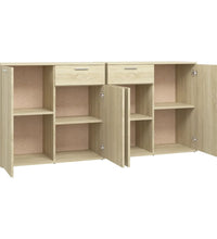 Sideboard Sonoma-Eiche 160x36x75 cm Holzwerkstoff