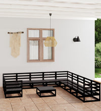 12-tlg. Garten-Lounge-Set Massivholz Kiefer