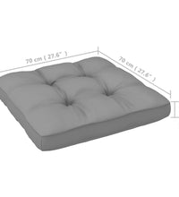 3-Sitzer-Sofa mit Kissen Kiefer Massivholz