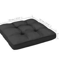 4-Sitzer-Gartensofa mit Kissen Kiefer Massivholz