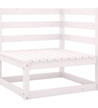 7-tlg. Garten-Lounge-Set mit Kissen Massivholz Kiefer