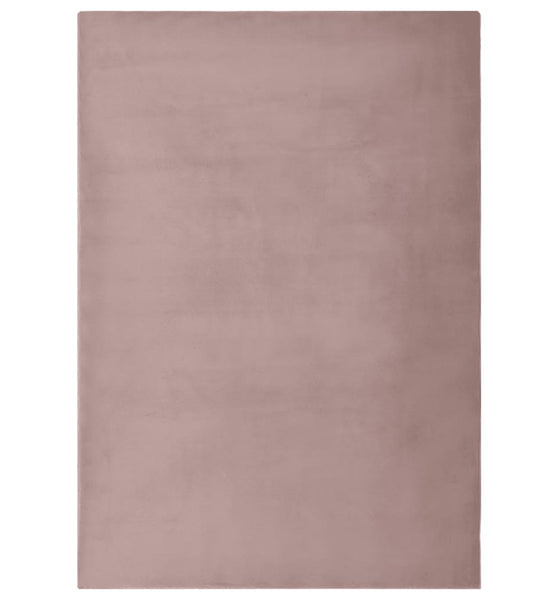 Teppich Kunstkaninchenfell 180x270 cm Altrosa