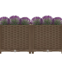 Hochbeet 80x40x38 cm Polypropylen