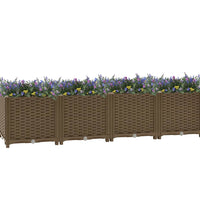 Hochbeet 160x40x38 cm Polypropylen