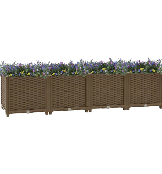 Hochbeet 160x40x38 cm Polypropylen