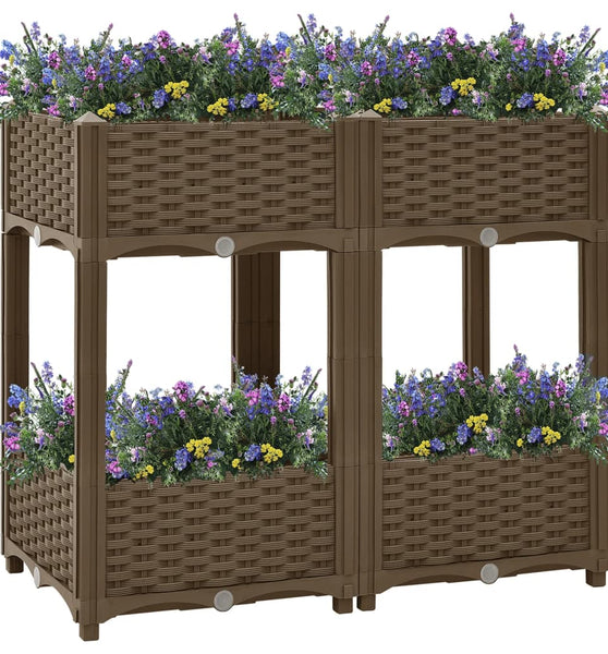Hochbeet 80x40x71 cm Polypropylen