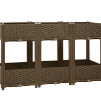Hochbeet 120x40x71 cm Polypropylen