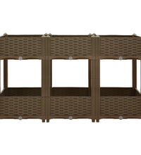Hochbeet 120x40x71 cm Polypropylen