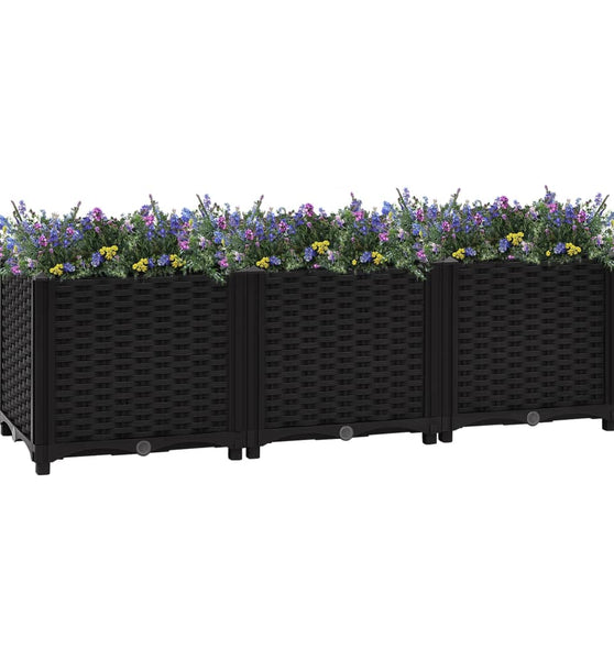 Hochbeet 120x40x38 cm Polypropylen
