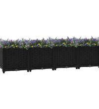Hochbeet 160x40x38 cm Polypropylen