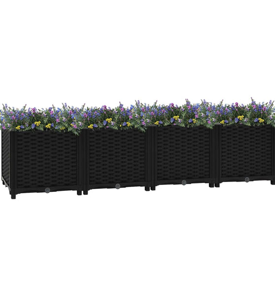 Hochbeet 160x40x38 cm Polypropylen