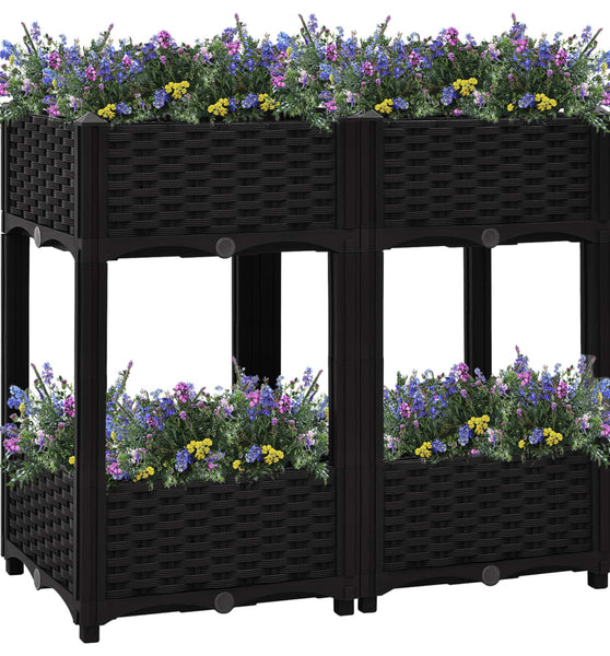 Hochbeet 80x40x71 cm Polypropylen