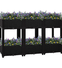 Hochbeet 120x40x71 cm Polypropylen
