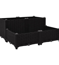 Hochbeet 80x80x38 cm Polypropylen