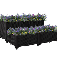 Hochbeet 80x80x38 cm Polypropylen