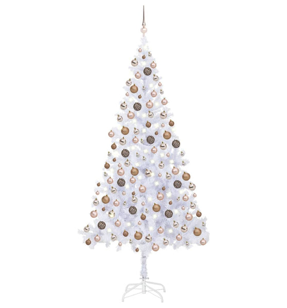 Künstlicher Weihnachtsbaum Beleuchtung Kugeln 210cm 910 Zweige