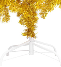 Künstlicher Weihnachtsbaum Beleuchtung & Kugeln Gold 240 cm