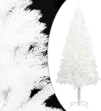 Künstlicher Weihnachtsbaum mit Beleuchtung & Kugeln Weiß 240 cm