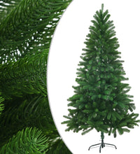 Künstlicher Weihnachtsbaum mit Beleuchtung & Kugeln 150 cm Grün
