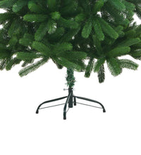 Künstlicher Weihnachtsbaum mit Beleuchtung & Kugeln 150 cm Grün