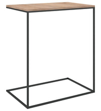 Beistelltisch Schwarz 55x35x66 cm Holzwerkstoff