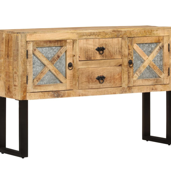 Sideboard 110x30x74 cm Raues Mangoholz