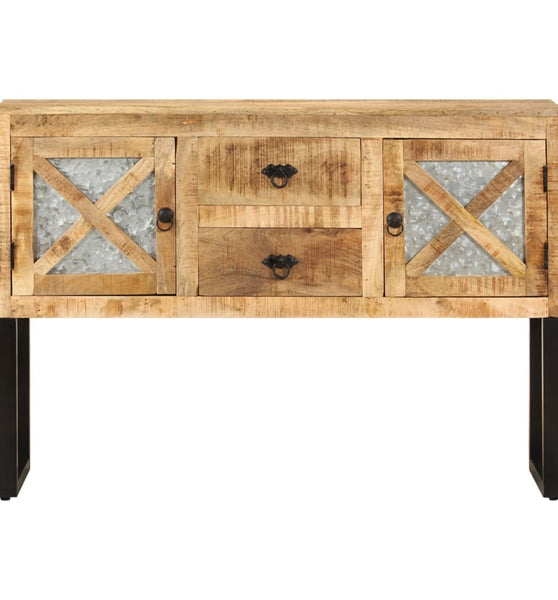 Sideboard 110x30x74 cm Raues Mangoholz