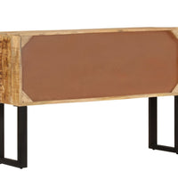 Sideboard 110x30x74 cm Raues Mangoholz