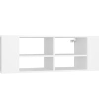 TV-Wandschrank Weiß 102x35x35 cm Holzwerkstoff