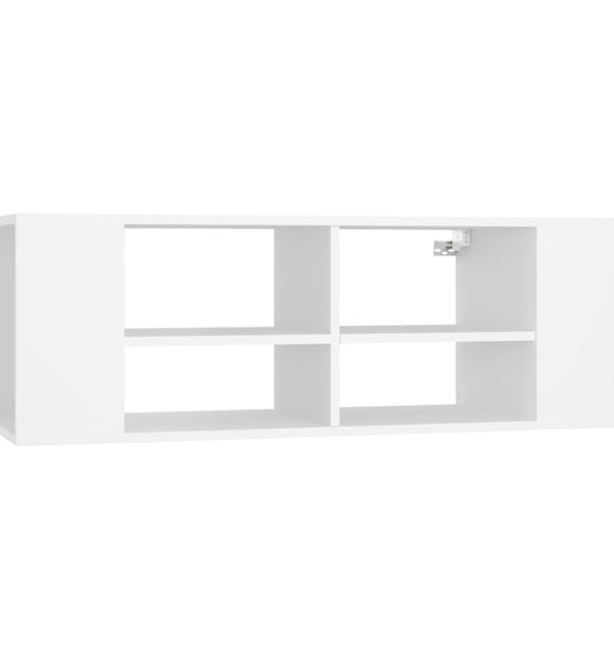 TV-Wandschrank Weiß 102x35x35 cm Holzwerkstoff