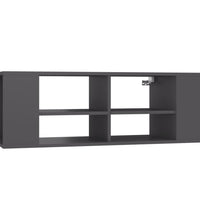 TV-Wandschrank Grau 102x35x35 cm Holzwerkstoff