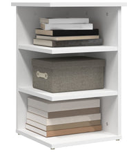 Beistellregal Weiß 35x35x55 cm Holzwerkstoff