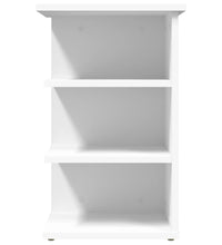 Beistellregal Weiß 35x35x55 cm Holzwerkstoff