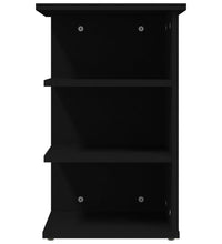 Beistellregal Schwarz 35x35x55 cm Holzwerkstoff