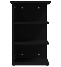 Beistellregal Schwarz 35x35x55 cm Holzwerkstoff