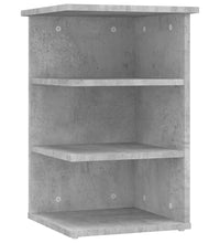 Beistellregal Betongrau 35x35x55 cm Holzwerkstoff