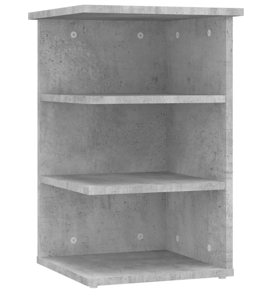 Beistellregal Betongrau 35x35x55 cm Holzwerkstoff