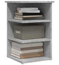 Beistellregal Betongrau 35x35x55 cm Holzwerkstoff