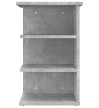 Beistellregal Betongrau 35x35x55 cm Holzwerkstoff