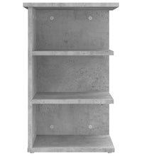 Beistellregal Betongrau 35x35x55 cm Holzwerkstoff