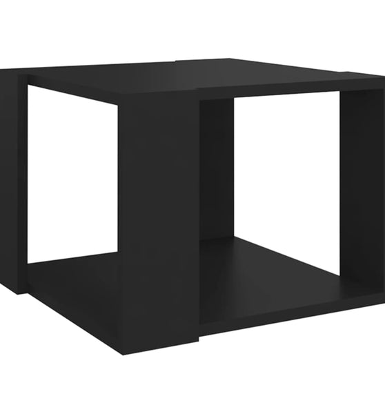 Couchtisch Schwarz 40x40x30 cm Holzwerkstoff