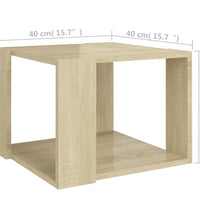 Couchtisch Sonoma-Eiche 40x40x30 cm Holzwerkstoff