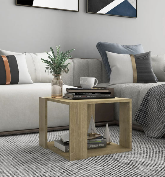 Couchtisch Sonoma-Eiche 40x40x30 cm Holzwerkstoff