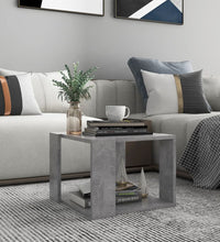 Couchtisch Betongrau 40x40x30 cm Holzwerkstoff
