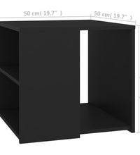 Beistelltisch Schwarz 50x50x45 cm Holzwerkstoff
