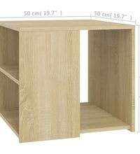Beistelltisch Sonoma-Eiche 50x50x45 cm Holzwerkstoff