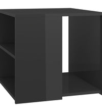 Beistelltisch Hochglanz-Grau 50x50x45 cm Holzwerkstoff