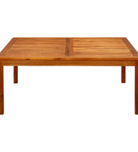 Garten-Couchtisch 110x110x45 cm Massivholz Akazie