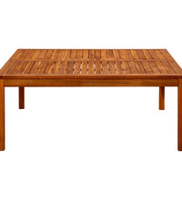 Garten-Couchtisch 110x110x45 cm Massivholz Akazie