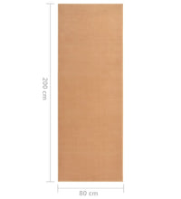 Teppichläufer BCF Beige 80x200 cm